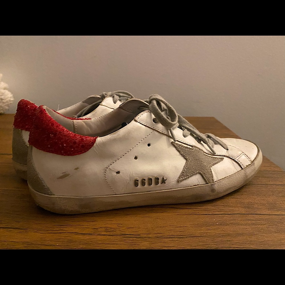 Gently used Golden Goose Sneakers. Barely worn.